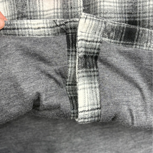 Thread and Supply Black Plaid Button-Up Jacket- Lined - Picture 4 of 7